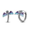 2025 New 925 Sterling copper Hoop Earrings Flowers Zircon Drop Earrings Stud For Woman Fine Birthday Wedding Party Zircon Gifts