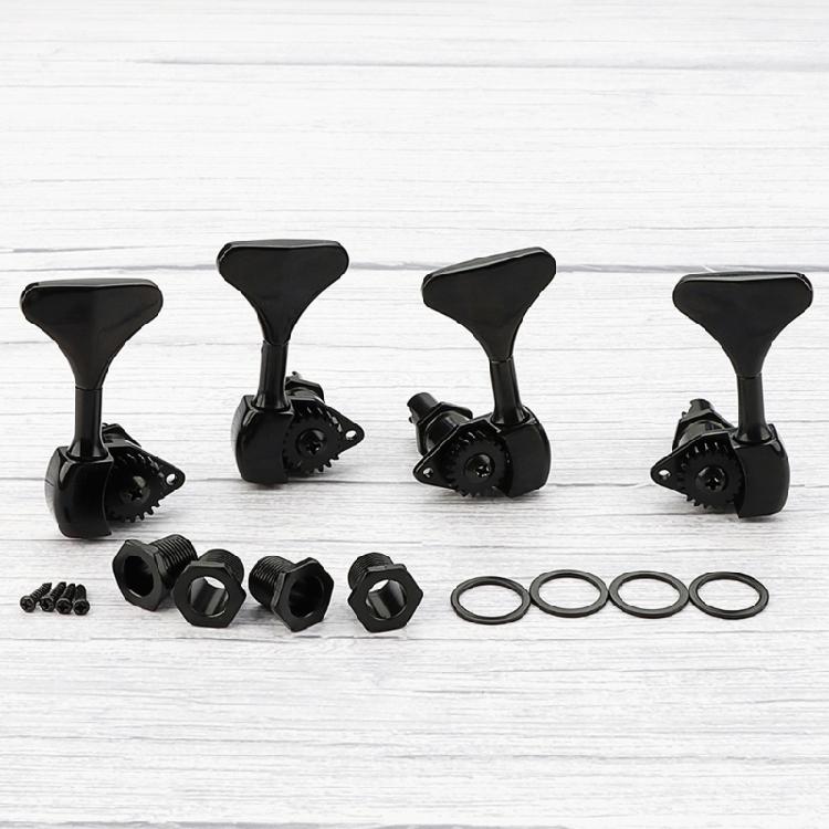Electric Bass Tuner Peg 4 String Bass Machine Head Knobs Replacement Open Gear Bass Tuning Pegs Bass Accessory