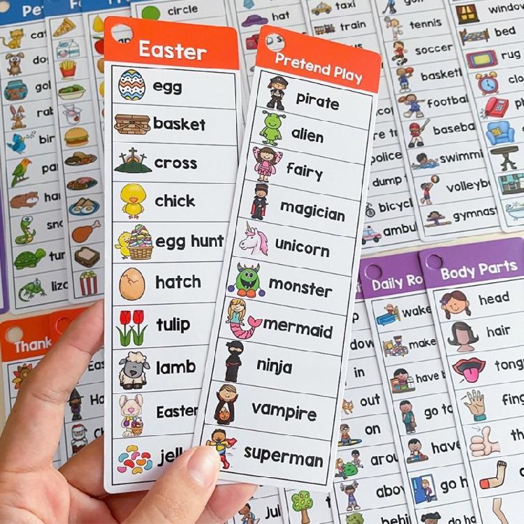 Words Lists Flashcards High Frequency Sight Words Double Sided Vocabulary Flashcards For Students Teachers
