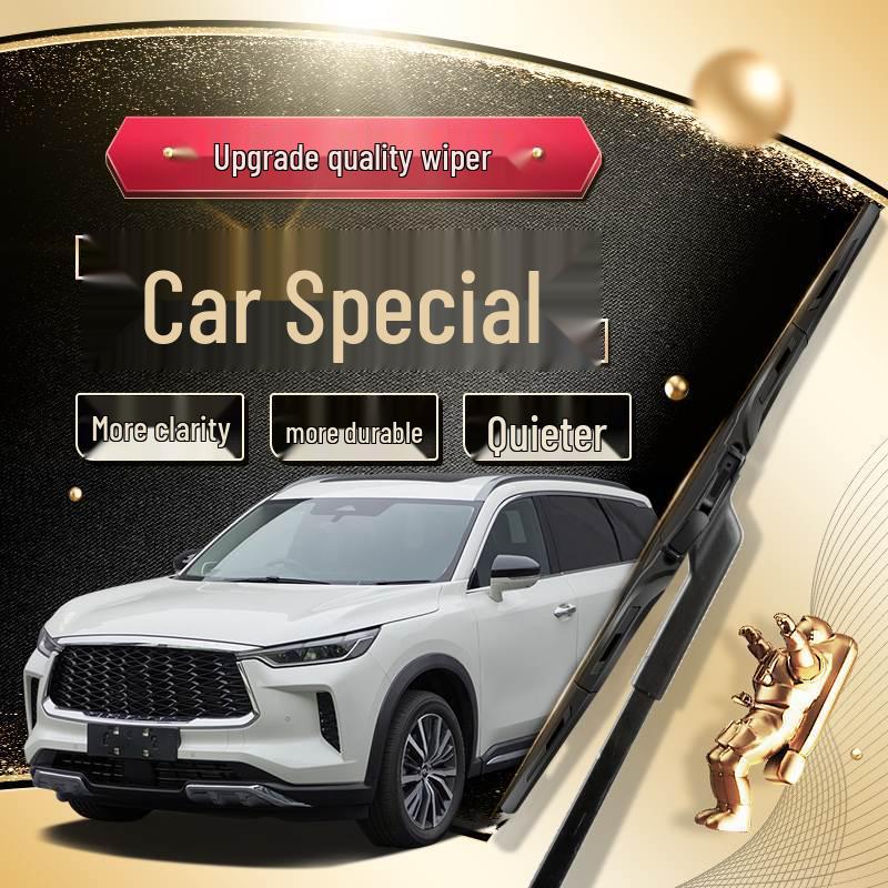 Infiniti QX60 2022 Front & Rear Boneless Wiper Blade Strip