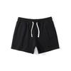 Solid Color Men's High-Elastic Cotton Running Shorts
