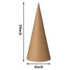 A96I-Paper Mache Cones 10PCS 10 X 4 In Open Bottom, Paper Cone For DIY Art Projects, Christmas Gnomes, Christmas Tree