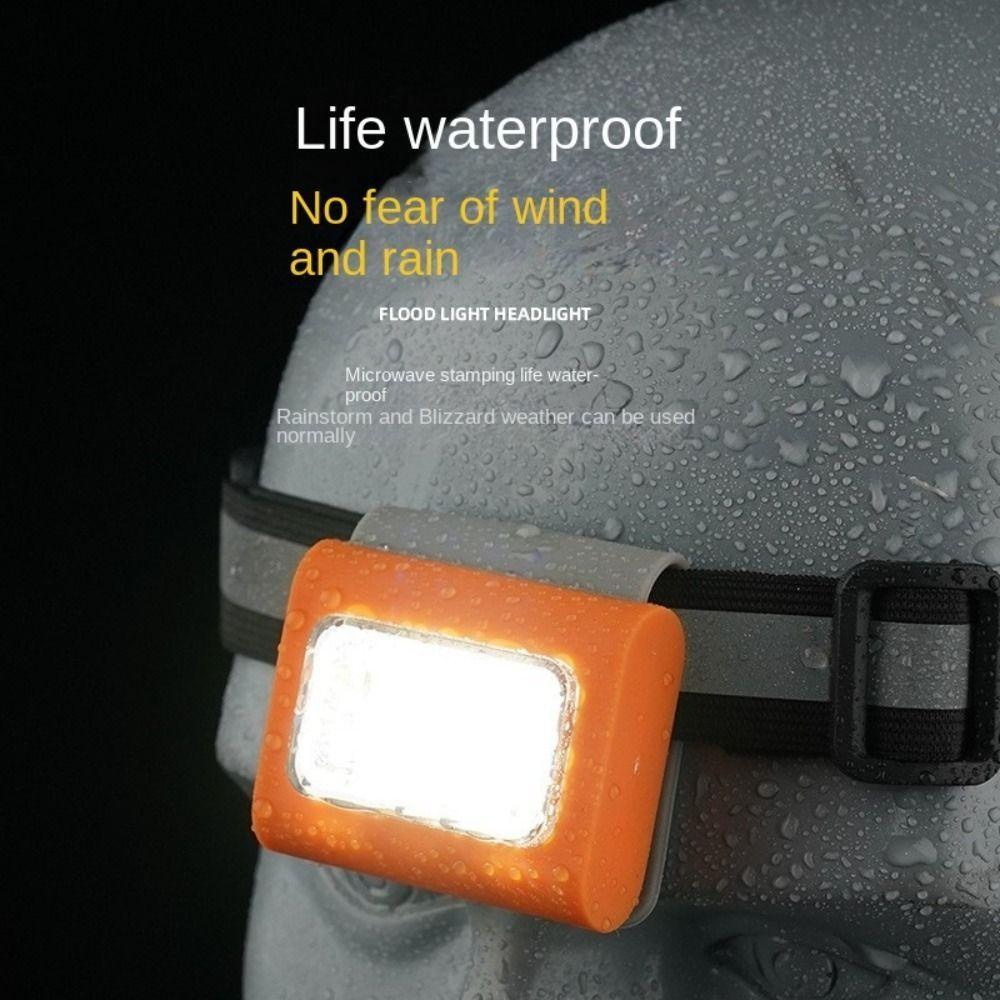 Multifunctional Strong Light Headlamp COB With Magnetic Hat Clip Lamp LED USB Rechargeable Running Head Light Running