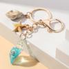 Backpack Decor Luminous Conch Keychain Cute Starfish Shell Keyring Trendy Sea Beach Pendants  Party