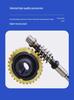NMRV63 Dual-Stage Gear Reducer with Dual Output Shafts & Flange