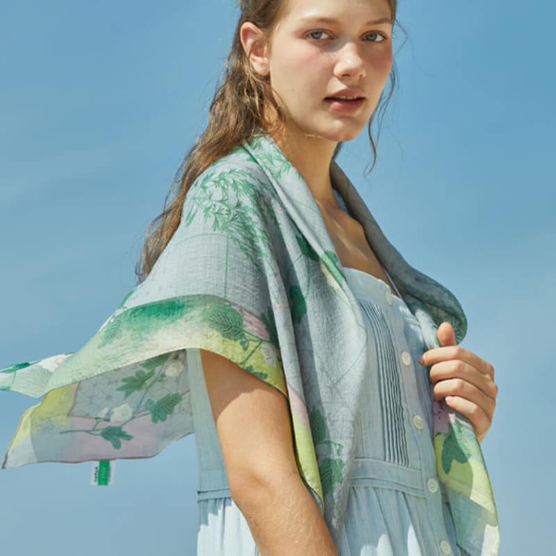 ANA MAISON Calm Place Silk Wool Scarf [PMsw-1430]