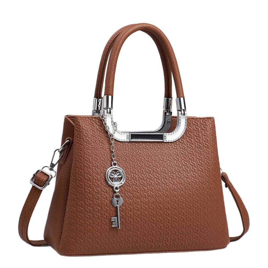 Neue Top-Look Horizontale Geprägte Mode-Handtasche mit Großer Kapazität Mehrschichtige Umhängetasche Crossbody-Tasche Damen