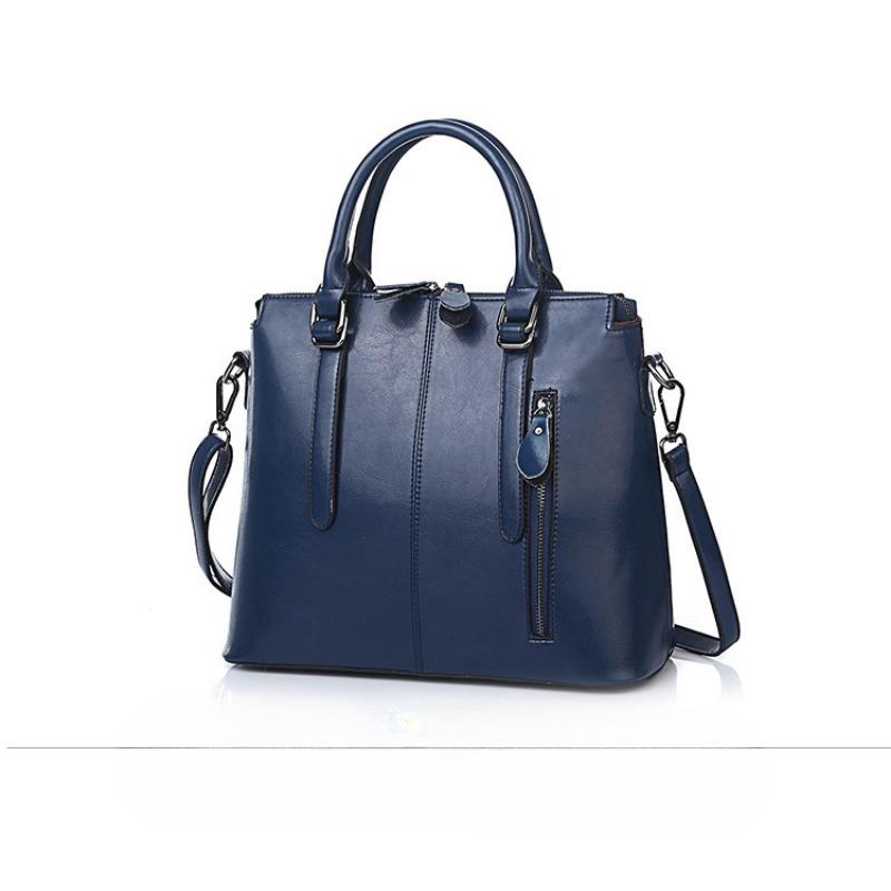 Stylish Women's Hand Crossbody Single Shoulder Oiled Waxed Cowhide Bag