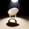 Shell Jewelry Ring Copper Plated White K Opening Adjustable For Fashion Fans