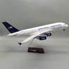 Diecast Plane 46CM 1/160 Airplane Airbus 380 A380 Argentina Airline Model Light Wheel  Collection Airliner Gift Display
