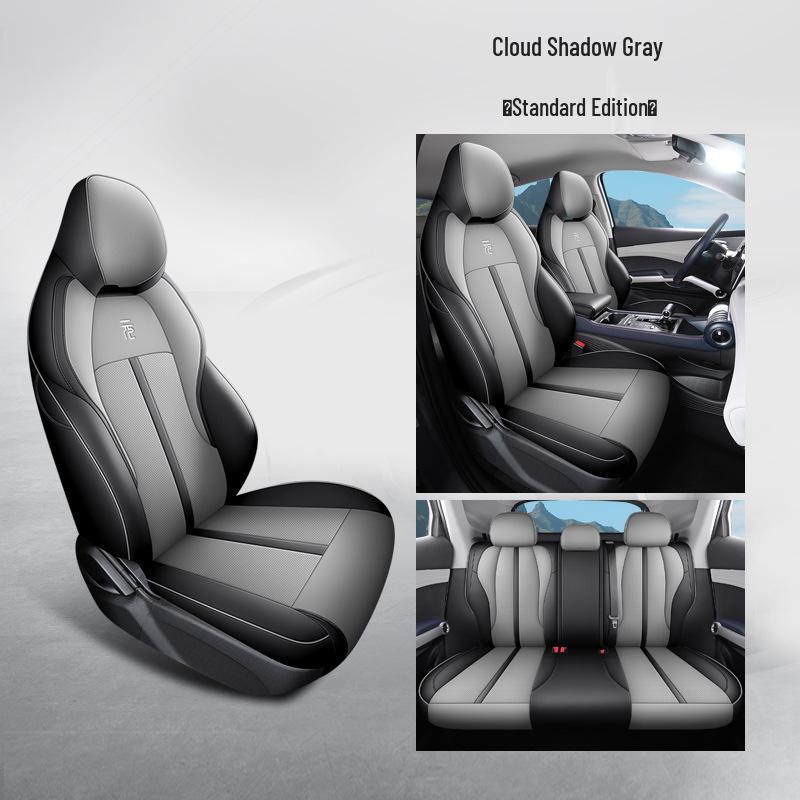 BYD PLUS 5-Seat Full Leather Car Seat Cushion for All Seasons