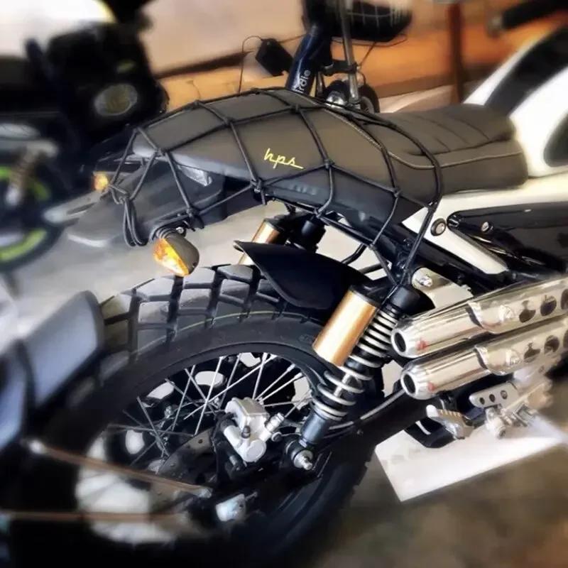 1 Stück Motorrad Gepäcknetz Fahrrad 6 Haken Befestigung Tank Gepäcknetz Spinne Bungee Schwarz Motorrad Fahrrad Tank Auto Styling