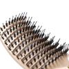 Curved Detangler Brush Nylon Professional Hair Paddle Detangling Brush for Hair Styling Gold