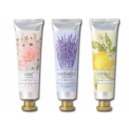 

for your RELAX LIFE [Set of 3] Moisturizing Hand Cream with Elegant Flavors: Citrus, Lavender, and Rose