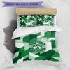 Hibernian FC Set Lenzuola Stampato 3 Pezzi Copripiumino Traspirante con Federe Biancheria da Letto Decorativa per Camera da Letto Casa