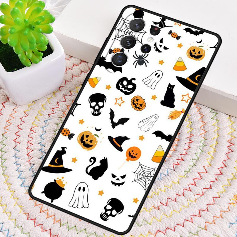 Halloween Aesthetic Silicone Phone Case For Samsung Galaxy note 10 pro S26 S25 S24 S23 S22 S21 Plus S25Ultra Capa Cover