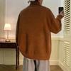 Herren Hochhals Vintage Japanischer Stil Pullover - Herbstmode Layered Strickoberteil