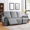 3 Sitzer Rutschfester Relaxsesselbezug Sofa Überwurf Wendbar Haustierdecke Schutz Sofabezug