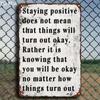 Motivational Metal Tin Sign Vintage Wall Art Office Decor Positive Quote Resilient Life