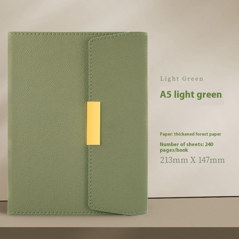 

Thickened upgraded high-end notebook diary notebook A5 retro high-end PU leather classic travel diary notebook (single notebook) A5 зелений