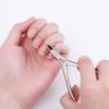 Stainless Steel Nail Cuticle Nipper 2in1 Dead Skin Scissors Sharp Manicure Beauty Tool for Salon and Home