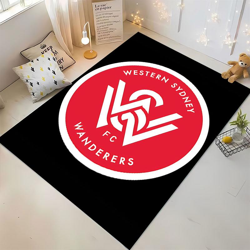 Western Sydney FC Red Logo suitable as a non-slip mat for the living room or bedroom sofa