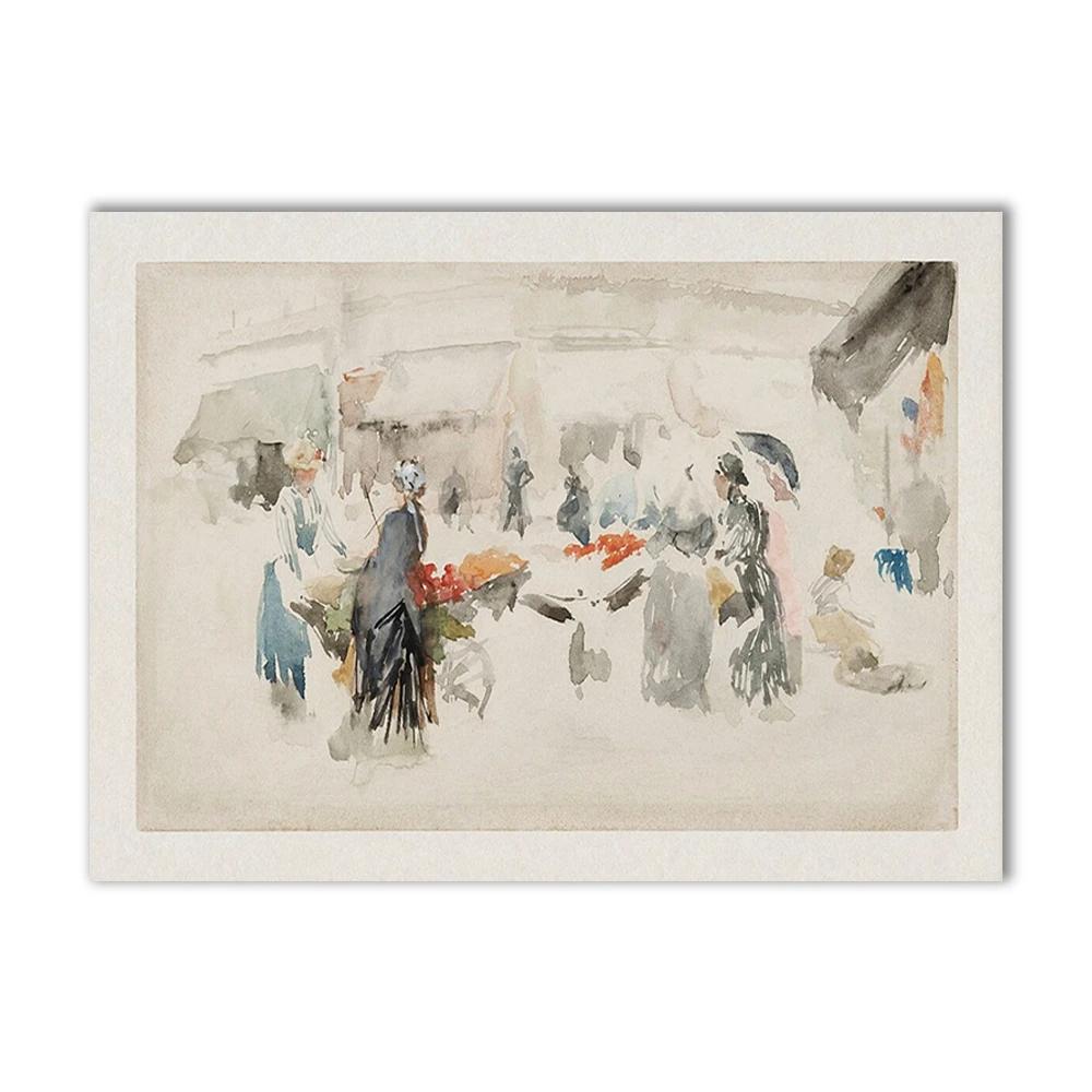 Nordic Canvas Posters and Prints for Home Decoration, Vintage Gallery Wall Print, Lake, Cloud, Landscape, Flower Paintings, Livi