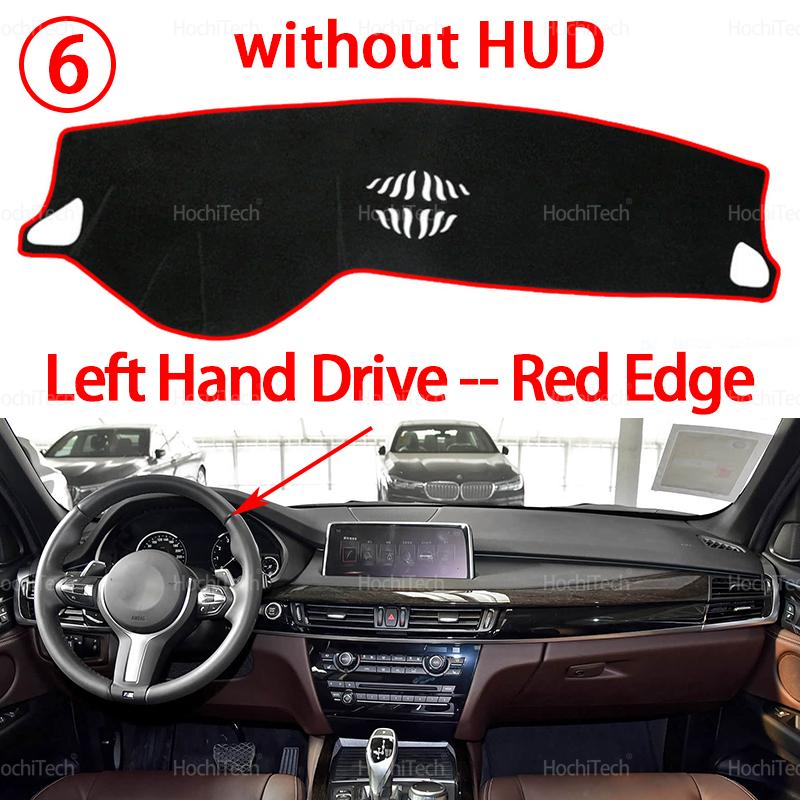 

Dashboard Cover Avoid Light Anti-Slip Anti-dirty Mat Pad Sunshade Dashmat Protect for BMW X5 F15 X6 F16 2015-2018 LHD RHD