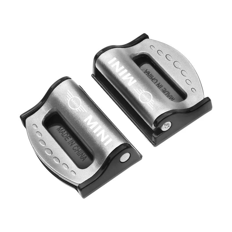 Fashion New Car Safety Seat Belt Buckle Clip Seatbelt Stopper Adjuster Clip To For BMW Mini Cooper One S R50 R53 R56 R60 F55 F56