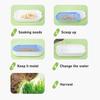 Nursery Tray Seed Germination Tray Cat Grass Growing Set Layered Feline Soilless Convenient Cat Grass Set 3 Styles Pet Supplies