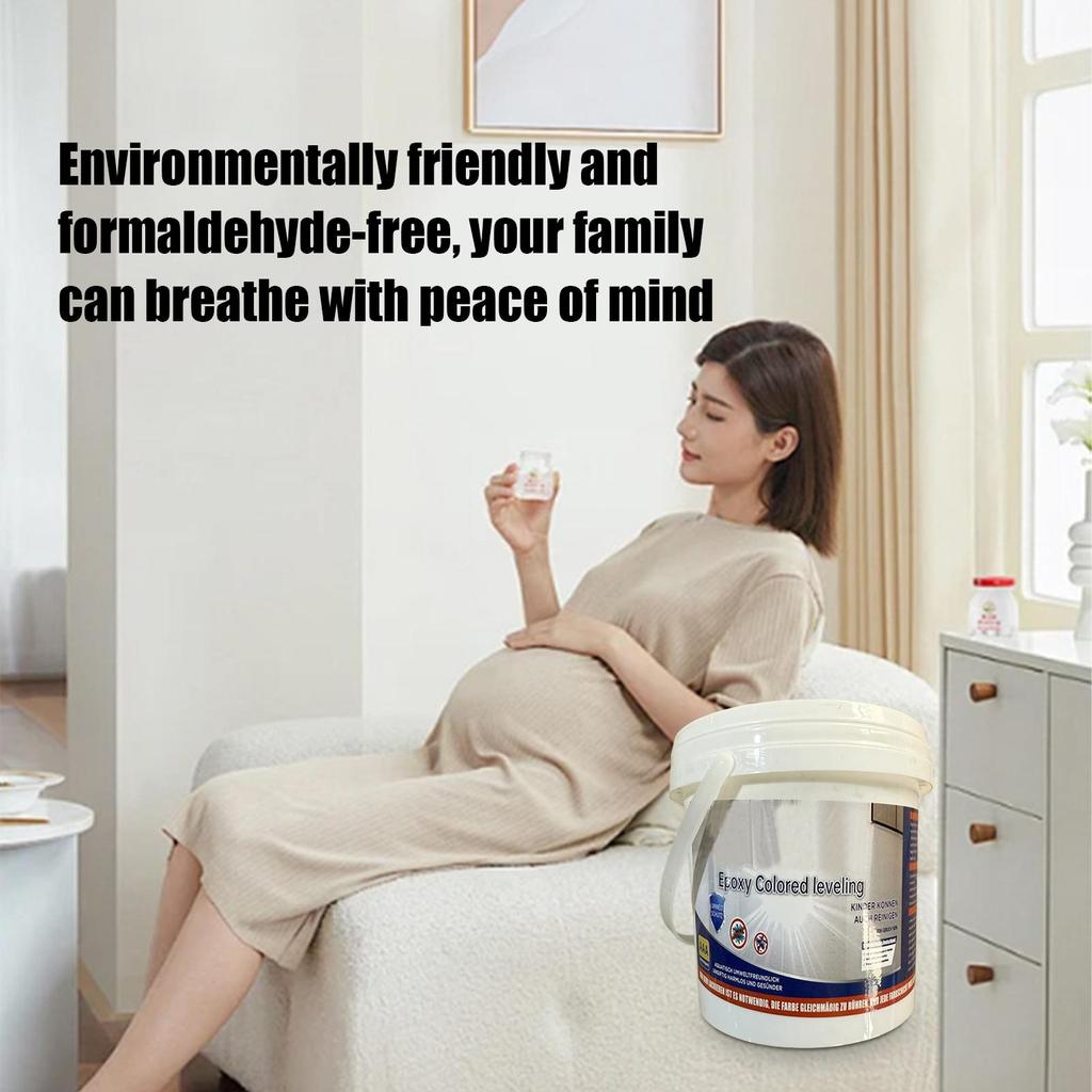 Epoxy Flooring Paint Epoxy Paint Sand Water Based Self Leveling High Gloss Marble Effect Waterproof Colored for Refinishing Tile