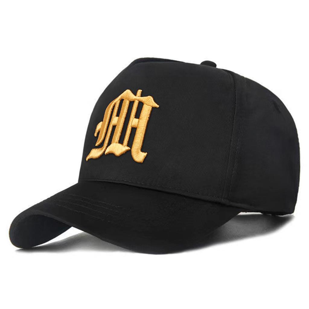 Unisex Gothic Letter M Embroidery Baseball Caps Spring Autumn Outdoor Adjustable Casual Hats Sunscreen Hat Sports Cap
