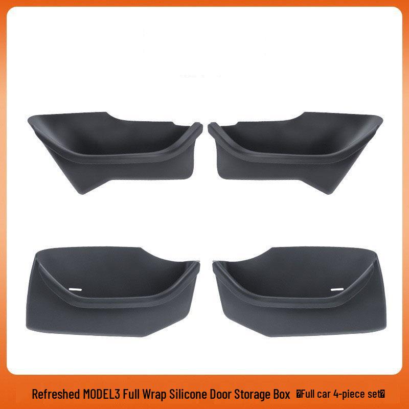 Tesla Model 3 Silicone Door Storage Box TPE Accessories