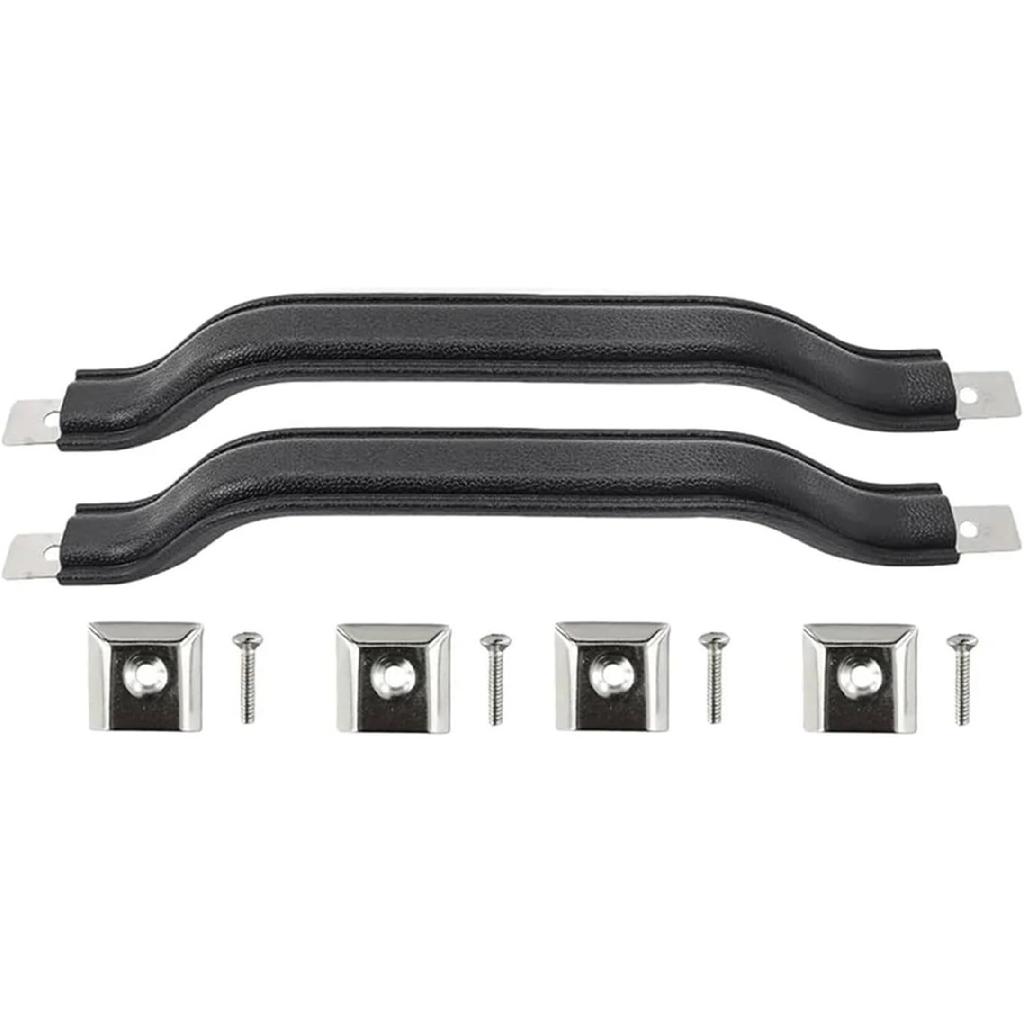 2Pcs Car Interior Door Handle Strap Pull Compatible with CJ5 CJ7 CJ8 Wrangler YJ 1987-1995 55009801KS—L48A