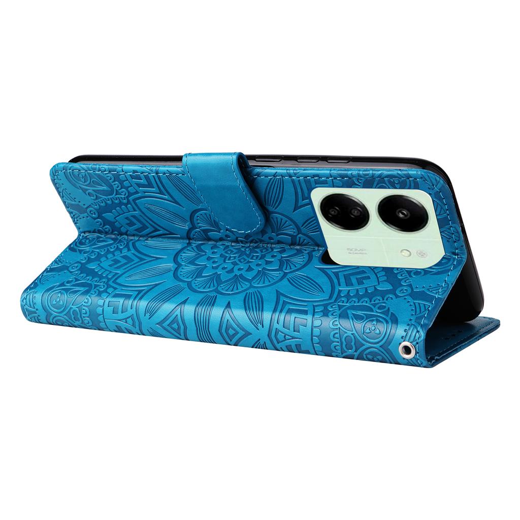 For Xiaomi Redmi 13C 4G/5G/13R 5G/Poco M6 5G/Poco C65 4G Phone Case Anti-Fall PU Leather Stand Wallet Cover