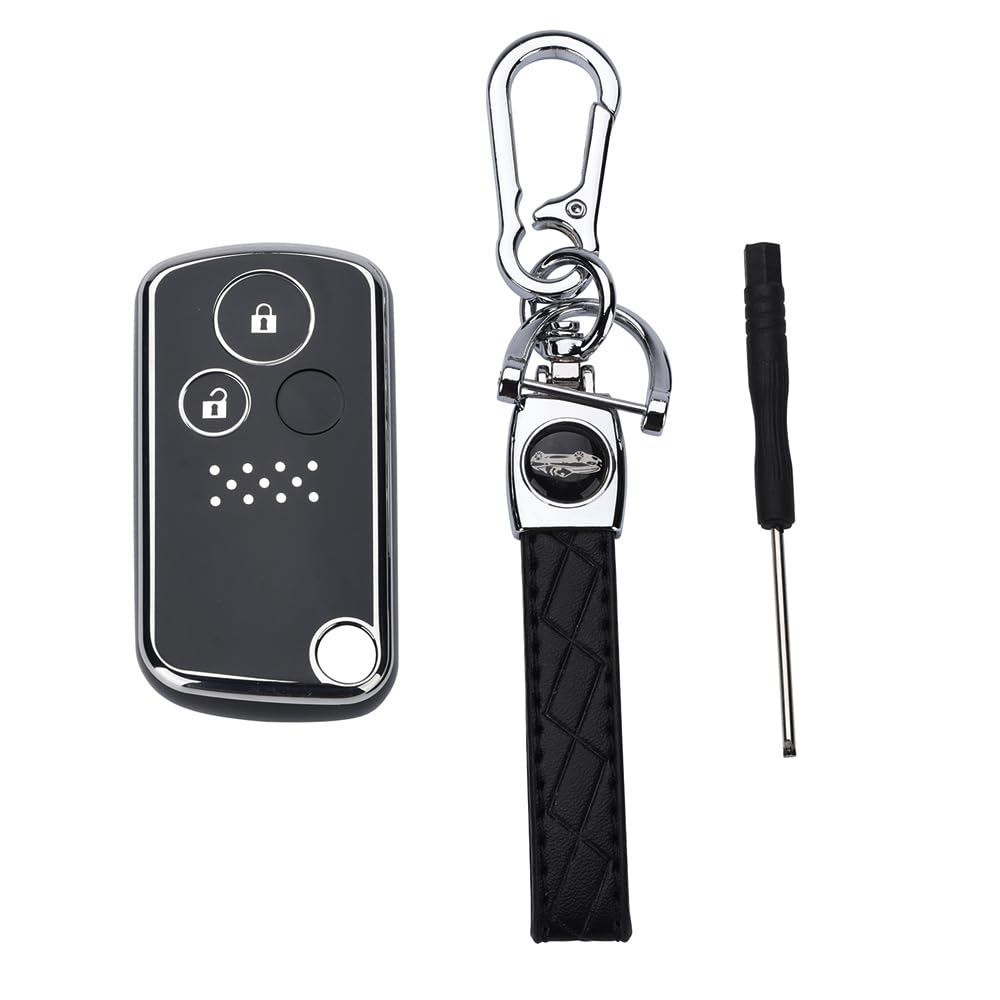 Kinotaka TPU Smart Key Case for Honda Cars, Step Wagon, Freed, Elysion, Odyssey, CR-Z,