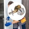 Dead Bolt Door Lock Entry Knob Hardware Interior Exterior Security with Keys Single Cylinder,