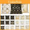 Elegant Bronzing Geometric Cushion Cover With Multicolor Options For Stylish Home Decor