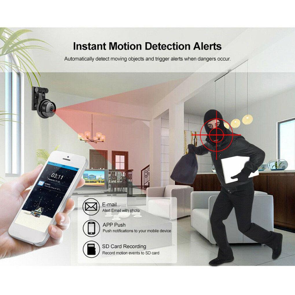 Wireless WiFi Camera, 1080P HD with Night Vision, Two-way Audio Communication, and Motion Detection