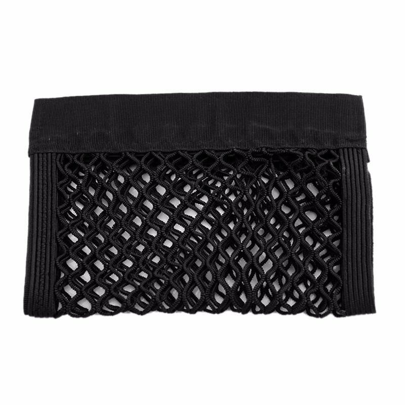 1pcs Car Back Rear Trunk Seat Elastic String Net Mesh Storage Bag Pocket Cage Organizer Luggage Hold
