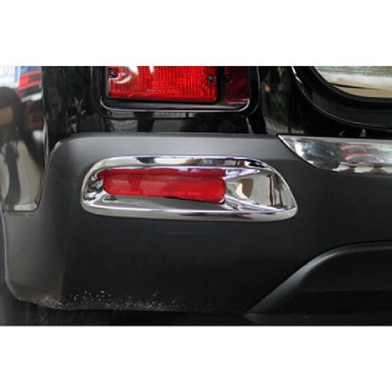 For Toyota Highlander 2009-2014 Chrome ABS Rear Fog Light Lamp Cover Trim 2pcs