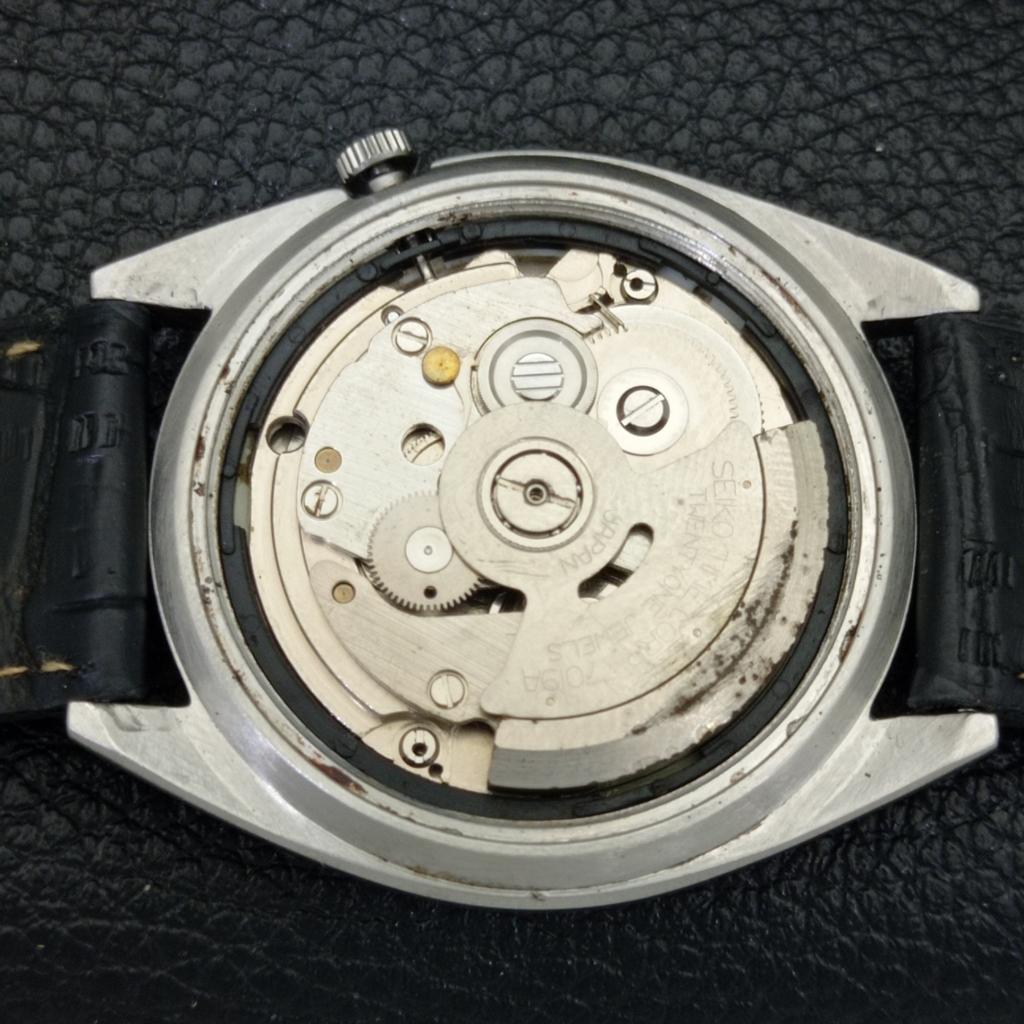 JAPAN VINTAGE SEIKO AUTOMATIC 7019A MENS FERRARI DIAL WATCH a700478-5