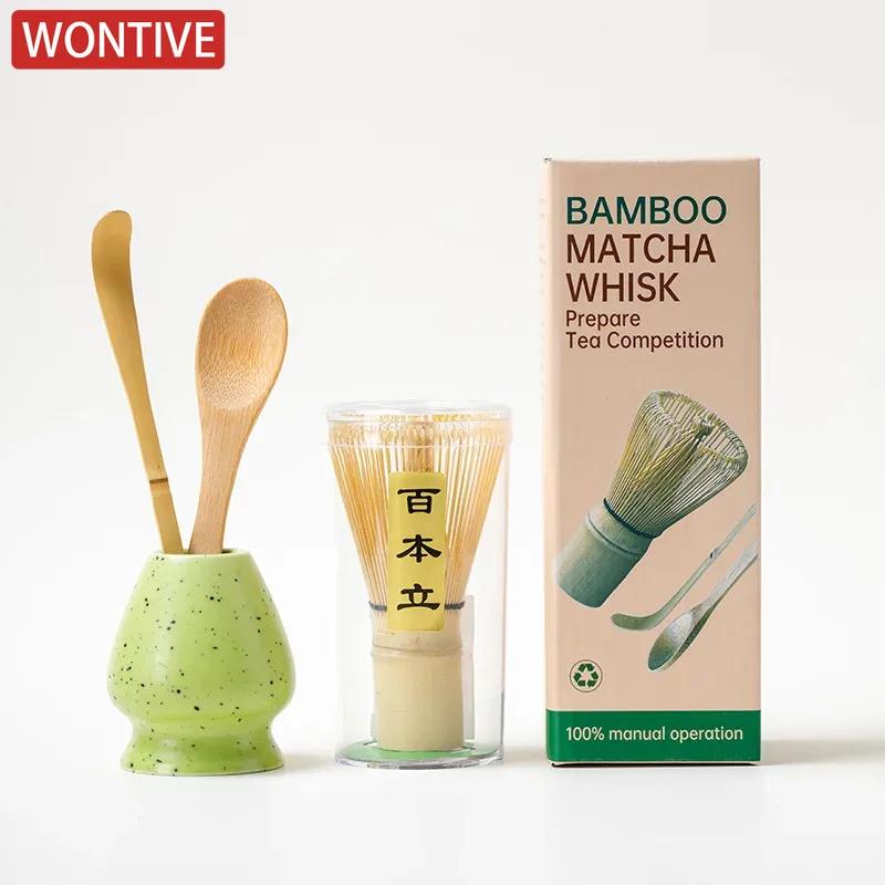 4-5PCS/set Japanese Matcha Set Safety Bamboo Buddha Tea Spoon Tea Set Indoor Tea Stirring Tools Accessories Kitchen Teaware Sets