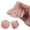 Left/Right Silicone Practice Foot Soft Silicone Half Foot Mannequin  For Nail Art Training