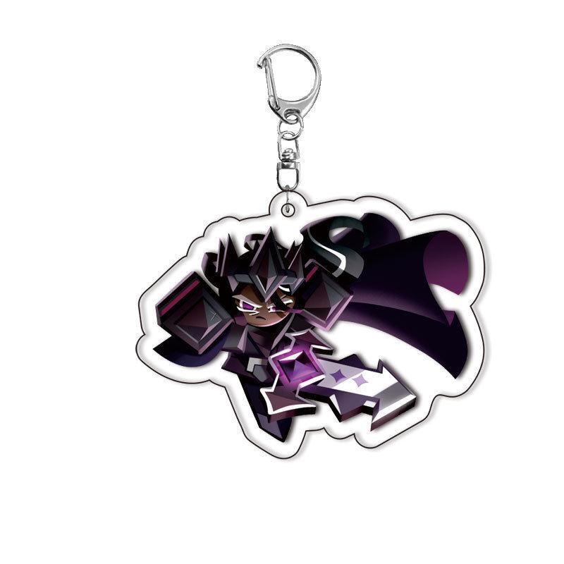 Cookie Run Kingdom Acrylic Game Related Products Keychain Jewelry Friend Fan Gift Bag Charms Souvenir Q Version Cartoon Fashion