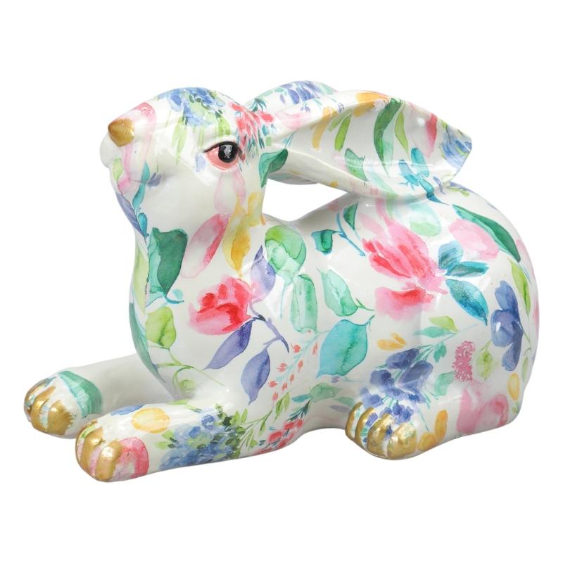 Easter Rabbit Garden Statue Micro Landscape Figurines Animal Statues Decoration