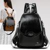 Soft Leather Backpack Large Capacity Women's Backpack Lightweight Multi-function Shoulder Bag