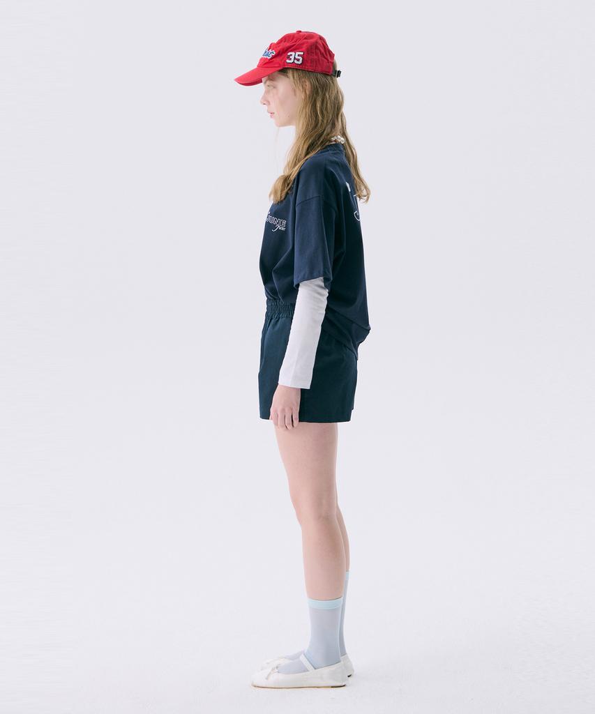 JUNEJUNE SPACE Vol11.Basic Logo T_Navy(Vol11.Basic Logo T_Navy)