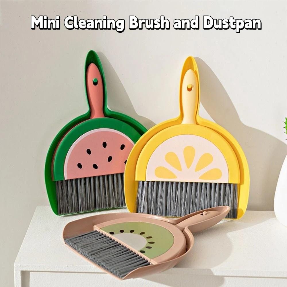Set Carino Piccolo Scope Paletta Portatile Tastiera Piccola Scopa Manuale Spazzare Viaggio