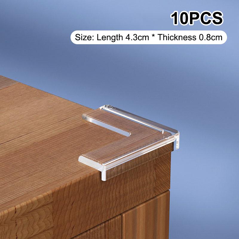 

10Pcs Clear Anti-Collision Coffee Table Furniture Corner Protectors Soft Corner Sheathing Living Room Decor